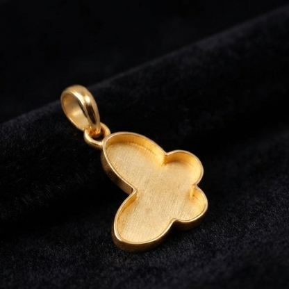 925 Sterling Solid Silver Butterfly Shape DIY Breastmilk/Keepsake Pendant Setting, Good for Resin & Ashes Work, Memorial Jewellery Crafts
