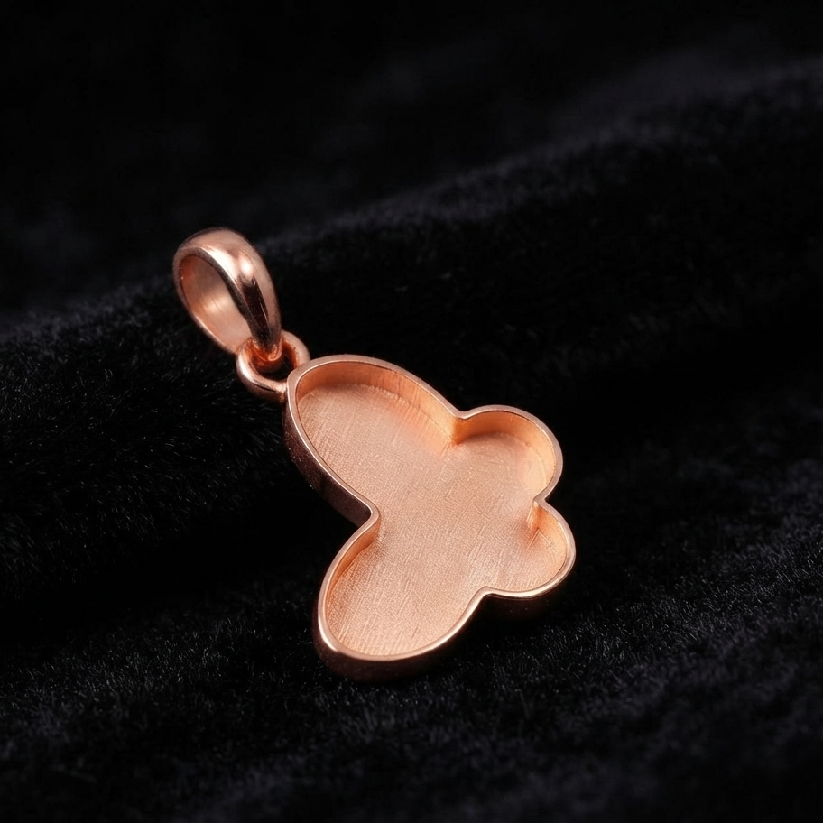 925 Sterling Solid Silver Butterfly Shape DIY Breastmilk/Keepsake Pendant Setting, Good for Resin & Ashes Work, Memorial Jewellery Crafts