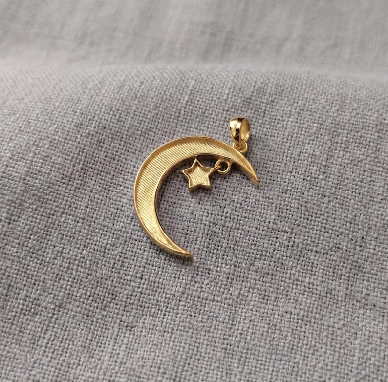 925 Sterling Solid Silver Moon Star Mother Baby Keepsake DIY Craft, Breastmilk Pendant Setting, Good for Resin & Ashes Work, Memorial Locket
