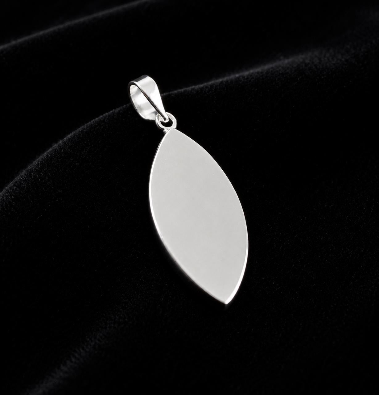 Sterling Silver Marquise Bezel Pendant, Resin, Ashes, Breastmilk Crafts (6x3mm-20x10mm)