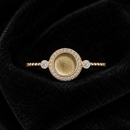 Round Bezel Ring, 6mm Blank and Zircon Setted Ring, 925 Sterling Silver Designer Ring, Resin & Ashes Work, Breastmilk/Keepsake Memorial DIY