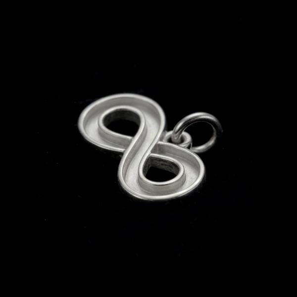 925 Sterling Solid Silver Infinity Symbol Blank Bezel Pendant Setting, Breastmilk/Keepsake DIY, Good for Resin & Ashes Work, Memorial Crafts