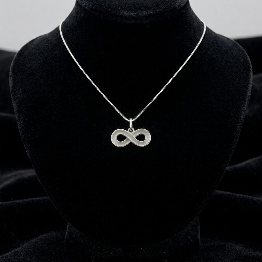 925 Sterling Solid Silver Infinity Symbol Blank Bezel Pendant Setting, Breastmilk/Keepsake DIY, Good for Resin & Ashes Work, Memorial Crafts