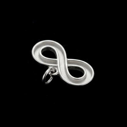 925 Sterling Solid Silver Infinity Symbol Blank Bezel Pendant Setting, Breastmilk/Keepsake DIY, Good for Resin & Ashes Work, Memorial Crafts