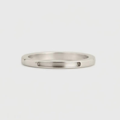 925 Sterling Solid Silver 12mm Long Blank Bezel Ring, Good for Inlay, Resin & Pet Ashes Cremation Work, Keepsake DIY, Memorial Ring Crafts