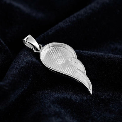 Angel Wings Shape Blank Bezel Pendant Setting, 925 Sterling Silver, Good for Resin & Ashes Work, Keepsake/Breastmilk DIY Craft, Locket Bezel
