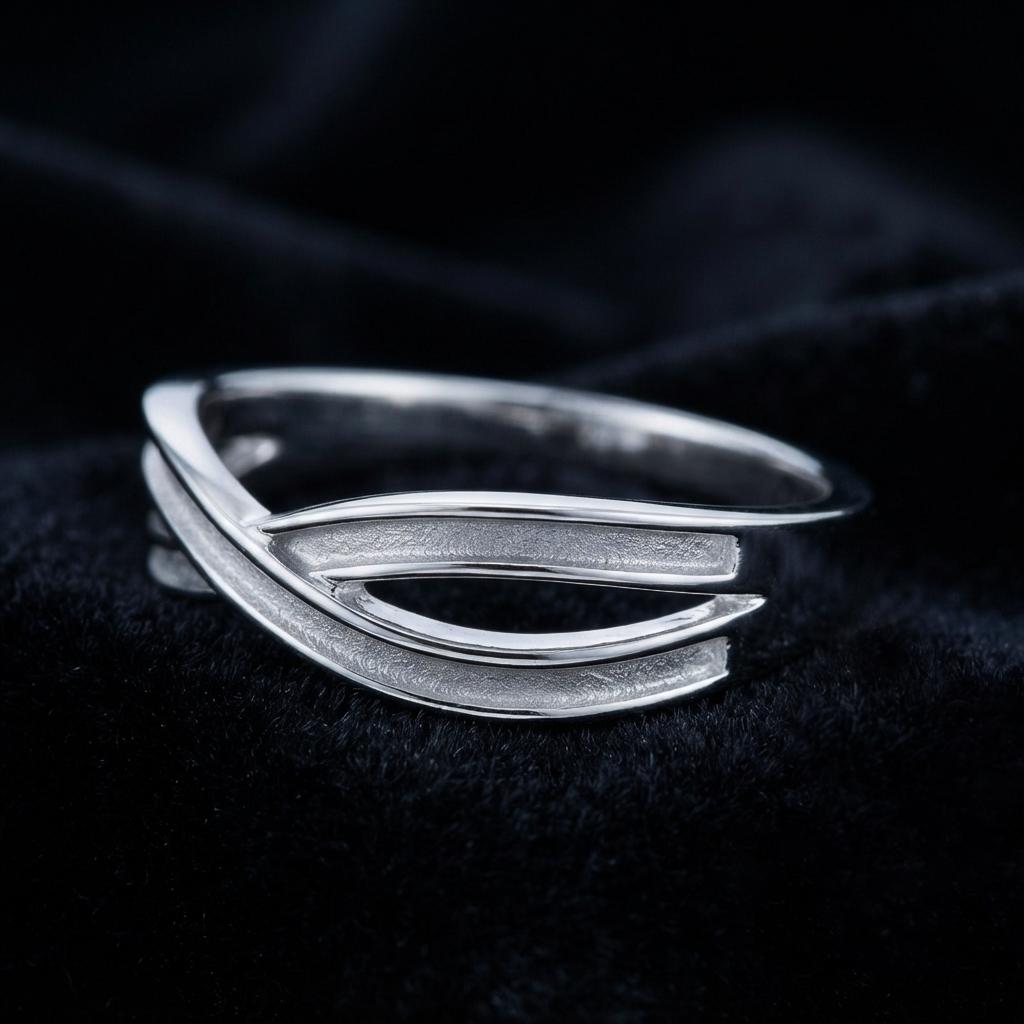 925 Sterling Solid Silver Infinity Ring Both Side 3mm Wide Blank Bezel, Good for Inlay Resin & Ashes Work, Keepsake Breastmilk DIY Crafts