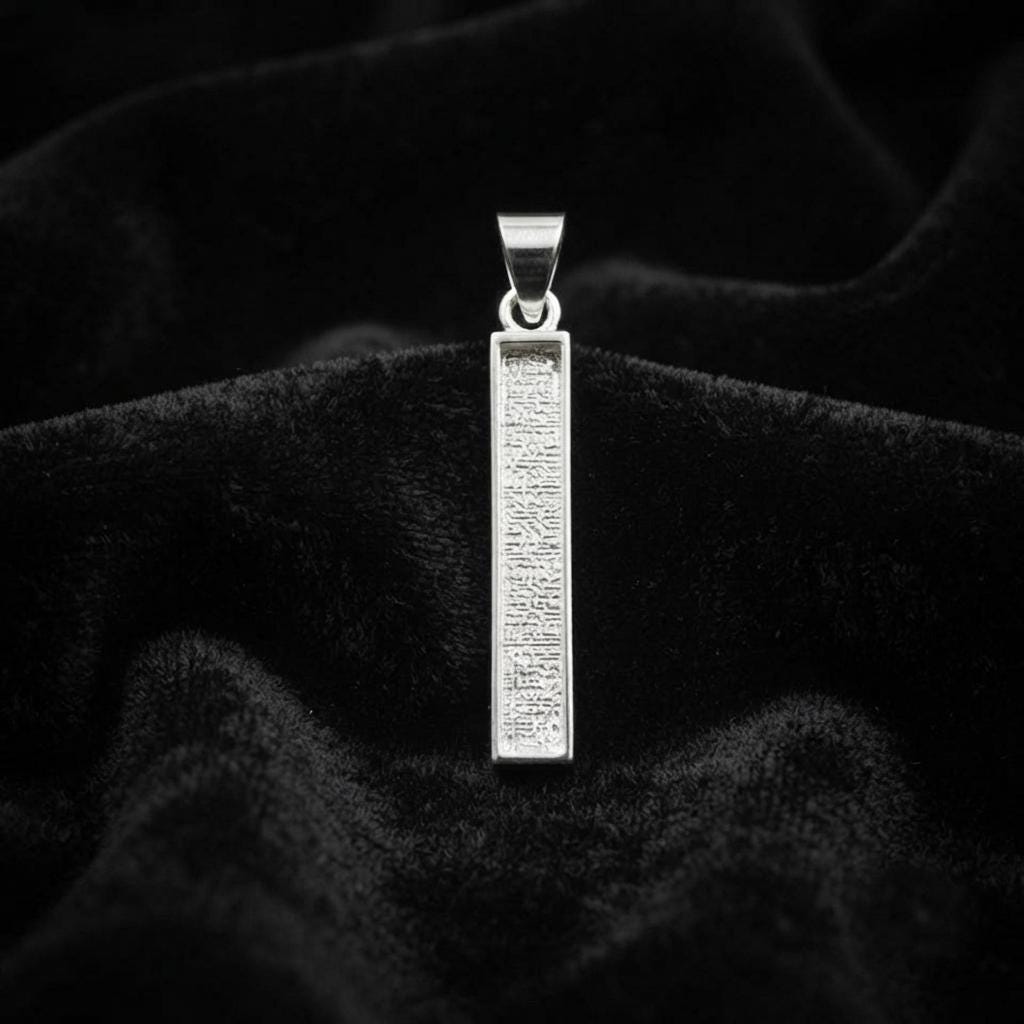 Solid 925 Sterling silver 5x30mm Rectangle Bar Blank Pendant for Ashes , Keepsake and Breastmilk Jewelry Good For Resin Work And DIY Crafts